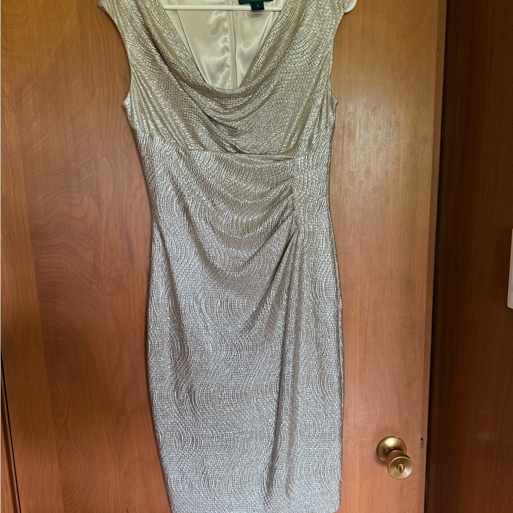 Ralph Lauren Elegant Gold Dress
